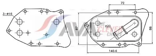 Oil Cooler, engine oil