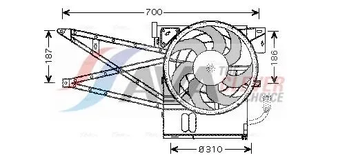 Fan, engine cooling