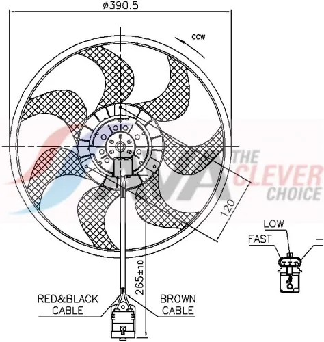 Fan, engine cooling
