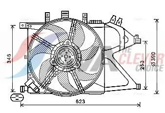 Fan, engine cooling