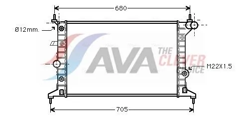 Radiator, engine cooling