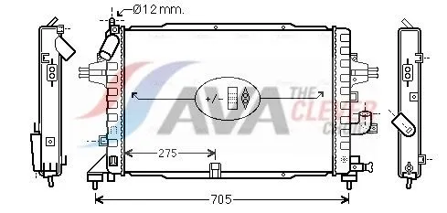Radiator, engine cooling