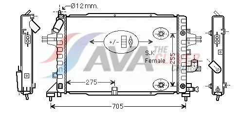 Radiator, engine cooling