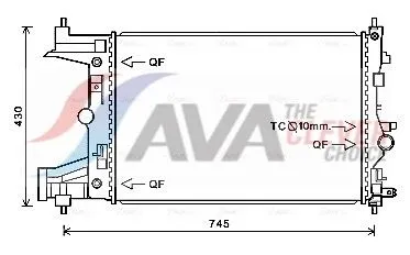 Radiator, engine cooling