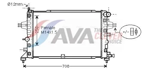 Radiator, engine cooling