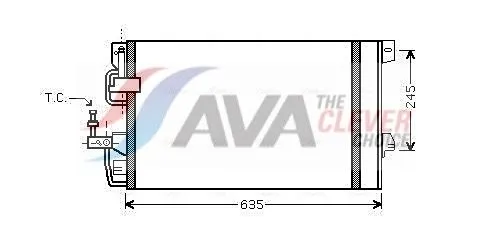Condenser, air conditioning