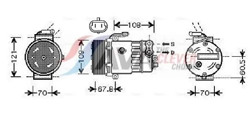 Compressor, air conditioning