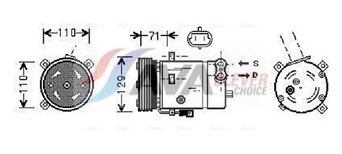 Compressor, air conditioning