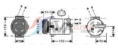 Compressor, air conditioning
