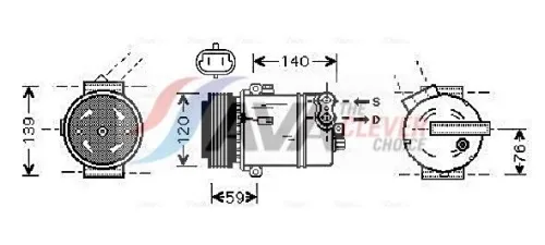 Compressor, air conditioning