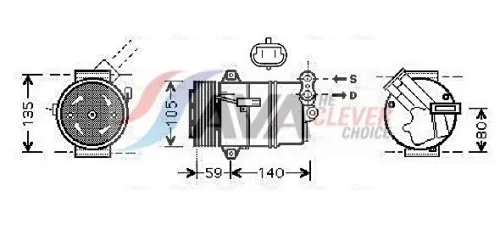 Compressor, air conditioning