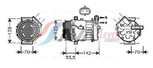Compressor, air conditioning