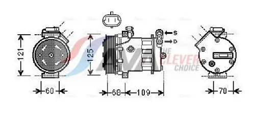 Compressor, air conditioning