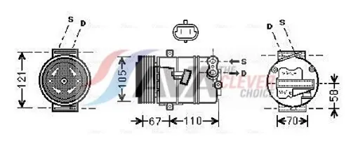 Compressor, air conditioning