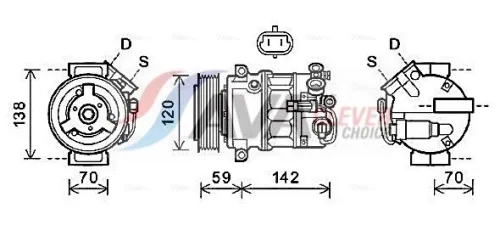 Compressor, air conditioning