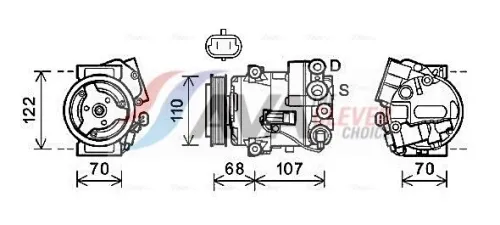 Compressor, air conditioning