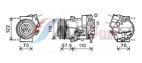 Compressor, air conditioning