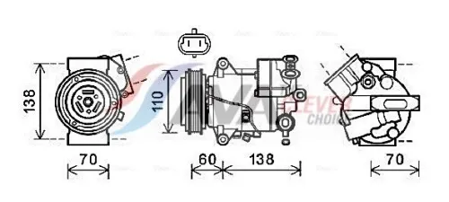 Compressor, air conditioning