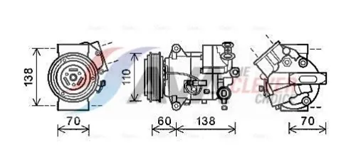 Compressor, air conditioning