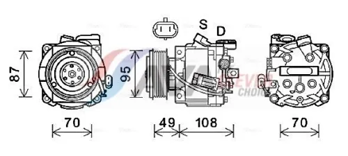 Compressor, air conditioning
