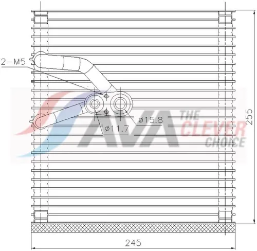 Evaporator, air conditioning