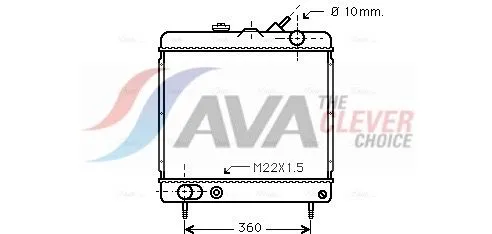 Radiator, engine cooling