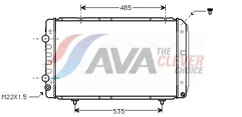 Radiator, engine cooling