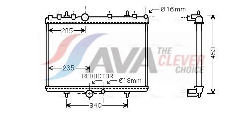 Radiator, engine cooling