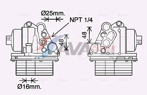 Oil Cooler, engine oil