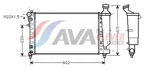 Radiator, engine cooling