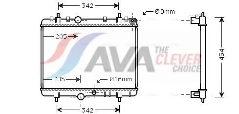 Radiator, engine cooling