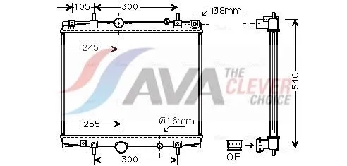 Radiator, engine cooling