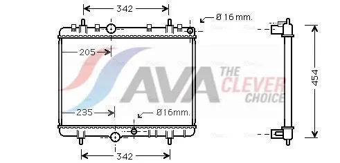 Radiator, engine cooling