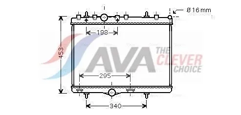 Radiator, engine cooling