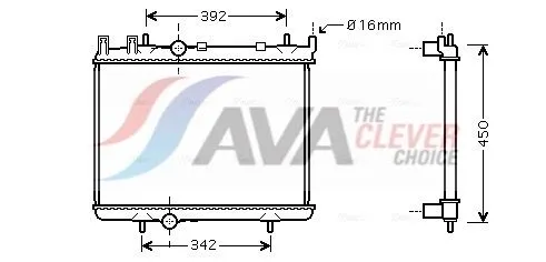 Radiator, engine cooling
