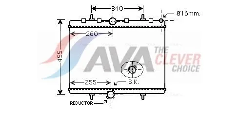 Radiator, engine cooling