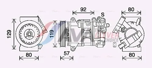 Compressor, air conditioning
