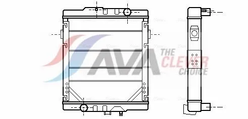 Radiator, engine cooling
