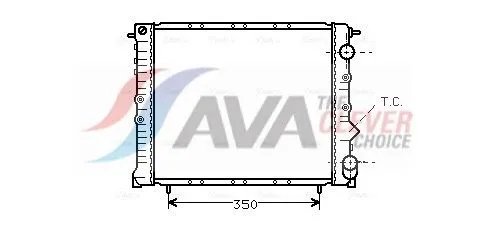 Radiator, engine cooling