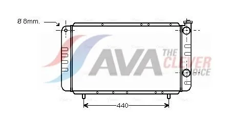 Radiator, engine cooling