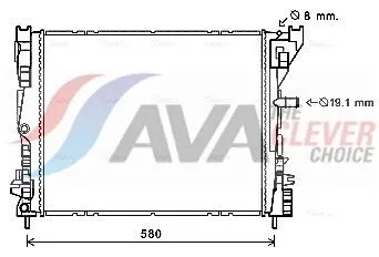Radiator, engine cooling