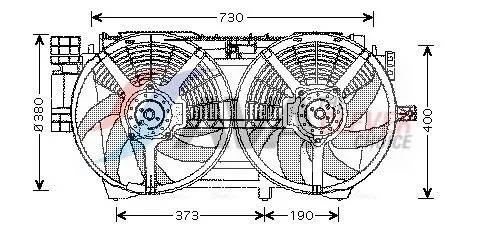 Fan, engine cooling
