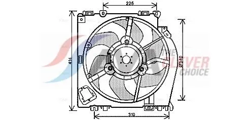 Fan, engine cooling