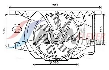 Fan, engine cooling