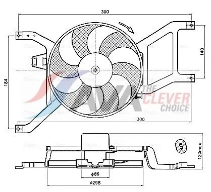 Fan, engine cooling