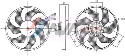 Fan, engine cooling