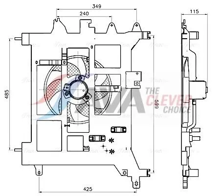 Fan, engine cooling