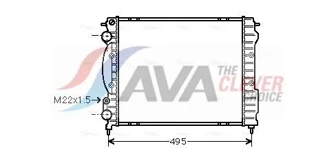Radiator, engine cooling