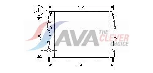 Radiator, engine cooling