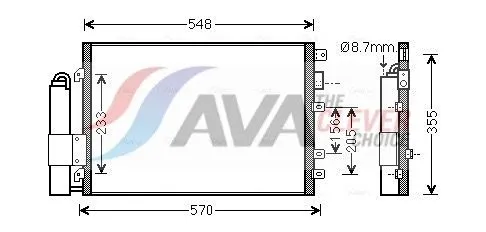 Condenser, air conditioning